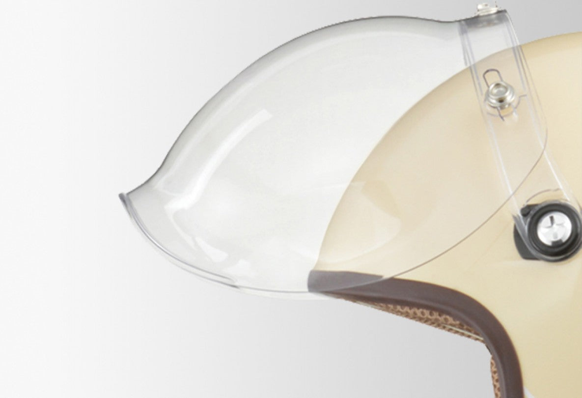 レディースジェットヘルメットラインブラウン NOVIA リード