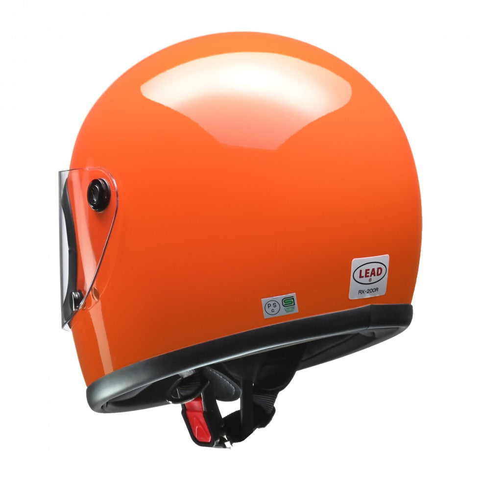リード フルフェイスヘルメット オレンジ フリー(57~60cm未満)サイズ RX-200R