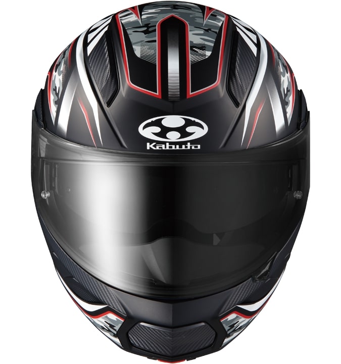 OGK KABUTO RYUKI ENERGY(エナジー) ホワイトレッド Sサイズ