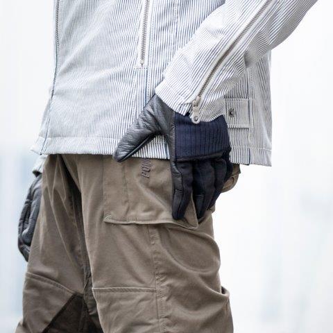 リブメッシュグローブ ネイビー Mサイズ PG-24151 パワーエイジ