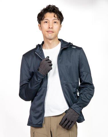 取寄 イージーライドパーカー ダンガリー XXLサイズ PJ-24103 パワーエイジ