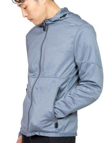 取寄 イージーライドパーカー グレー Lサイズ PJ-24103 パワーエイジ