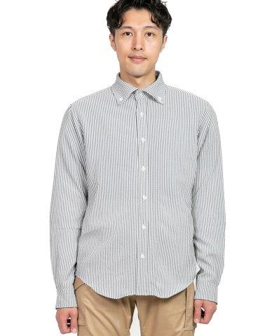 取寄 イージーライドシャツ ブルーストライプ Lサイズ PJ-24110 パワーエイジ