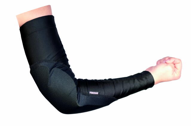 パワーエイジ PA-441 ブラック Sサイズ PORONR肘サポーター