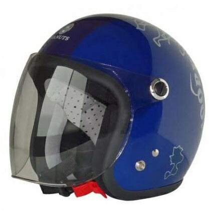 ジェットシールドヘルメット PEEK-A-BOO ネイビー Fサイズ SNJ-76