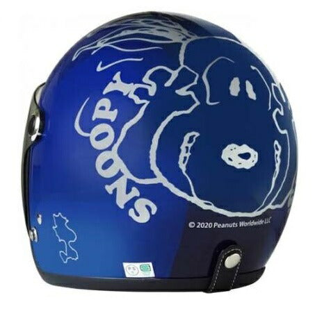 ジェットシールドヘルメット PEEK-A-BOO ネイビー Fサイズ SNJ-76