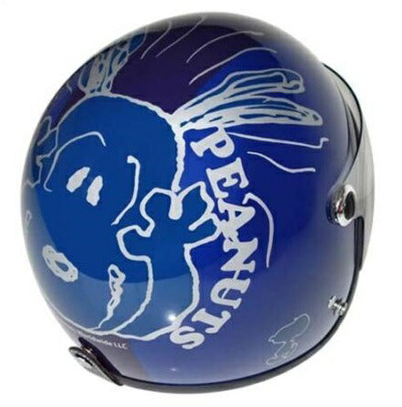 ジェットシールドヘルメット PEEK-A-BOO ネイビー Fサイズ SNJ-76