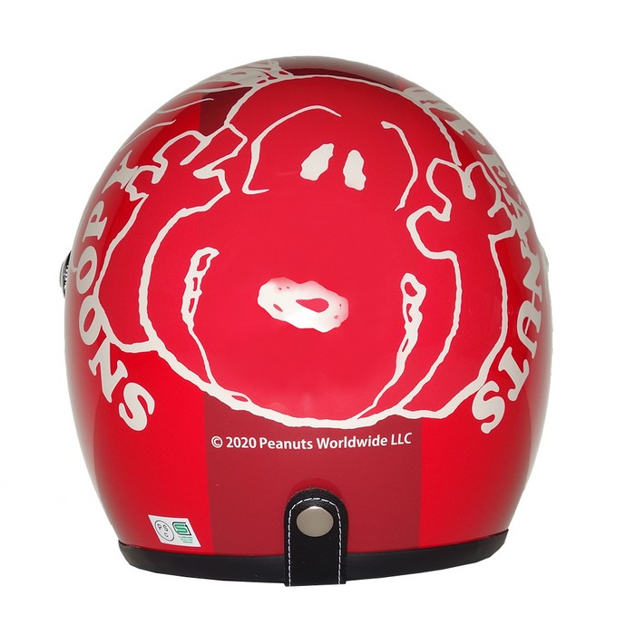 ジェットシールドヘルメット PEEK-A-BOO レッド Fサイズ SNJ-77