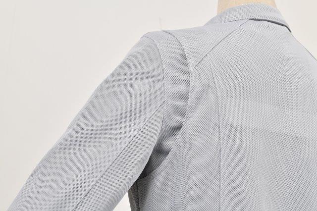 ロッソスタイルラボ スタイルアップメッシュジャケット レディース チャコール L+サイズ ROJ-104