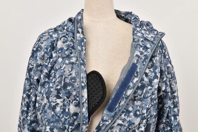 ロッソスタイルラボ フードメッシュジャケット レディース フラワーカモブルー Mサイズ ROJ-106