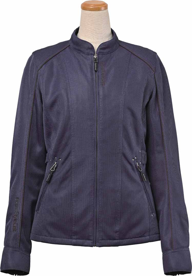 ロッソスタイルラボ?スタイルアップメッシュジャケット ダークパープル L+サイズ ROJ-113