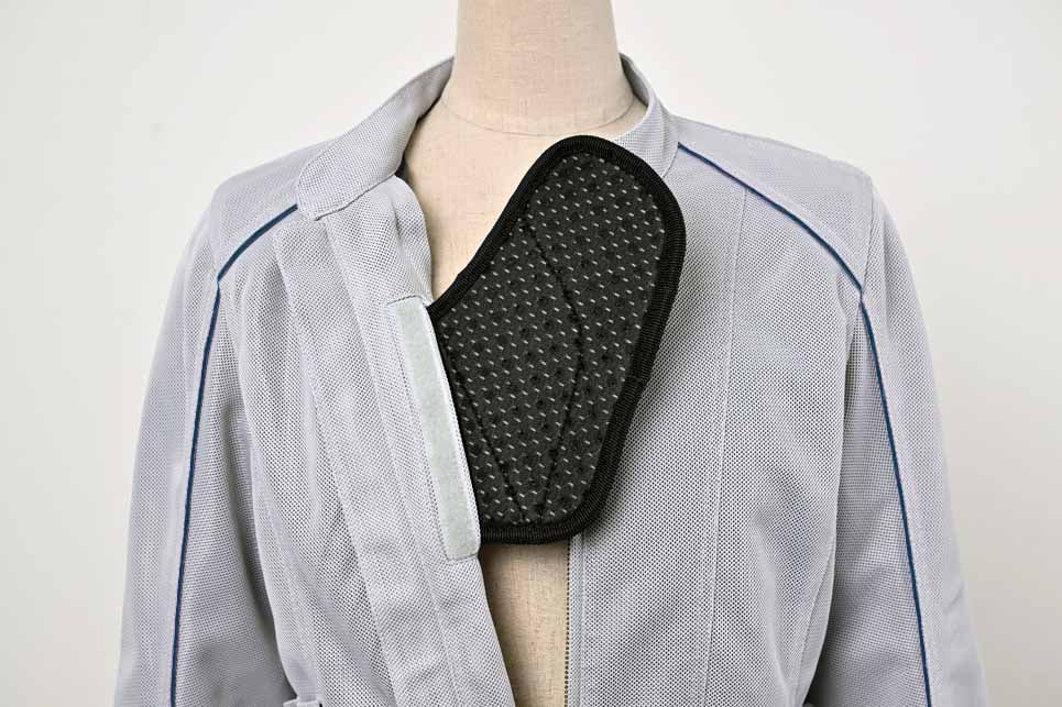 ロッソスタイルラボ?スタイルアップメッシュジャケット ダークパープル L+サイズ ROJ-113