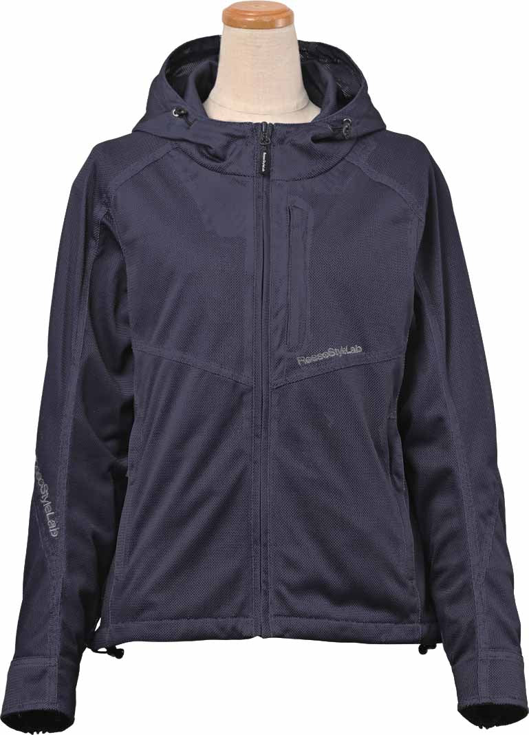 ロッソスタイルラボ?フードメッシュジャケット ネイビー Mサイズ ROJ-115