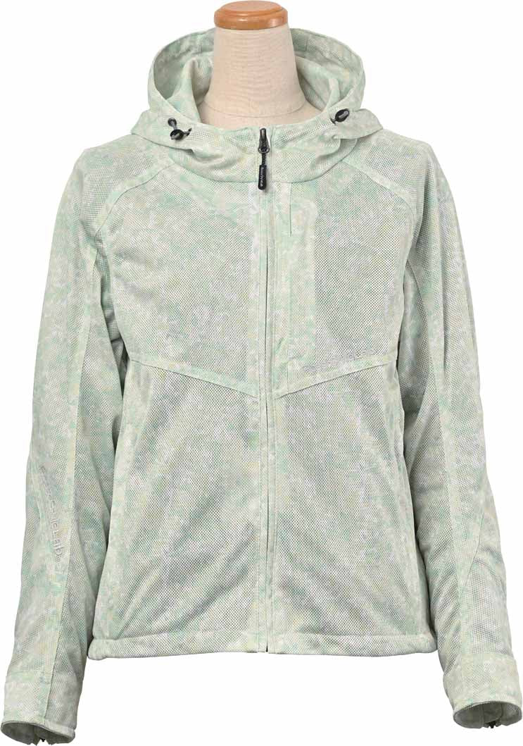 ロッソスタイルラボ?フードメッシュジャケット PRISMグリーン Sサイズ ROJ-115