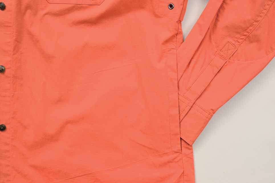 ロッソスタイルラボ?プロテクションバンドカラーシャツ オレンジ Lサイズ ROJ-118