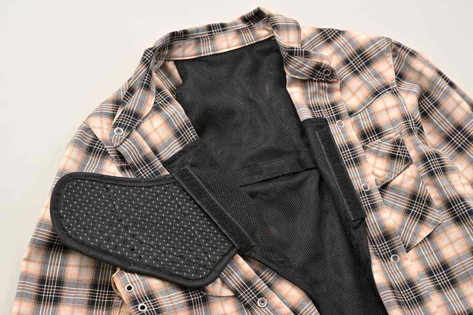 ロッソスタイルラボ?プロテクションレギュラーカラーシャツ パープル Mサイズ ROJ-119