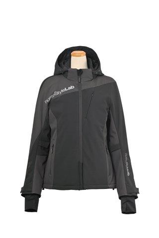 取寄 ロッソスタイルラボ ソフトシェルジャケット CHC/BK L+サイズ ROJ-991