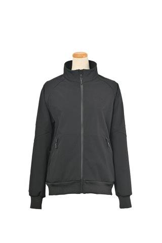 取寄 ロッソスタイルラボ 超撥水ソフトシェルトラックジャケット BK L+サイズ ROJ-993