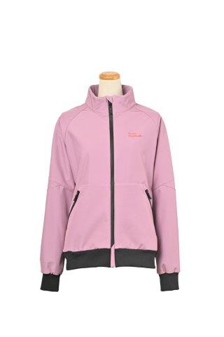 取寄 ロッソスタイルラボ 超撥水ソフトシェルトラックジャケット DU/PK Mサイズ ROJ-993