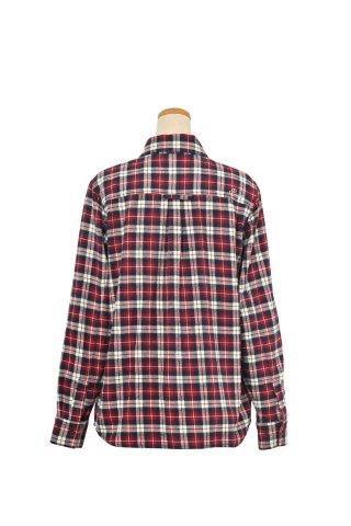 ロッソスタイルラボ プロテクションフランネルシャツ RD/NV L+サイズ ROJ-994