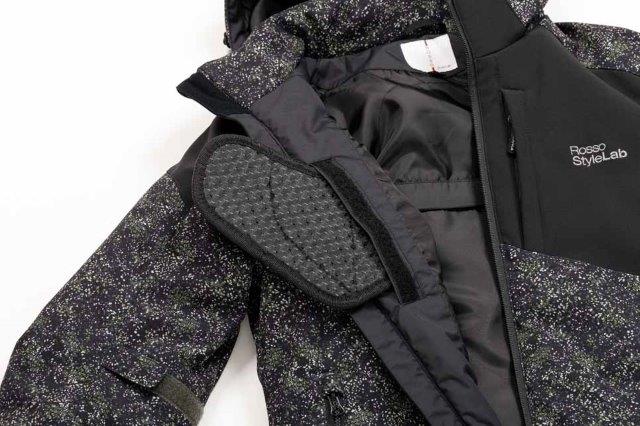 ソフトシェルジャケット チャコール Mサイズ ROJ0998 ロッソスタイルラボ