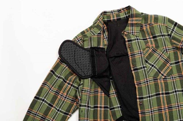 プロテクションフランネルシャツ グリーン Mサイズ ROJ1000 ロッソスタイルラボ