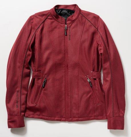 取寄 スタイルアップメッシュジャケット ロッソレッド L+サイズ ROJ120 ロッソスタイルラボ