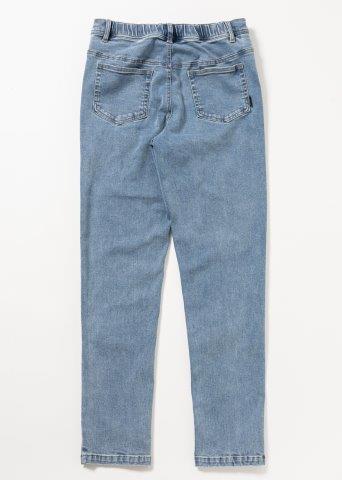 5Pストレッチスキニーパンツ ブラック M+サイズ ROP68 ロッソスタイルラボ