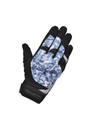 ロッソスタイルラボ プロテクションメッシュグローブ レディース フラワーカモブルー Lサイズ RSG-336