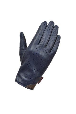 ロッソスタイルラボ パンチングレザーグローブ レディース ブルー Mサイズ RSG-337