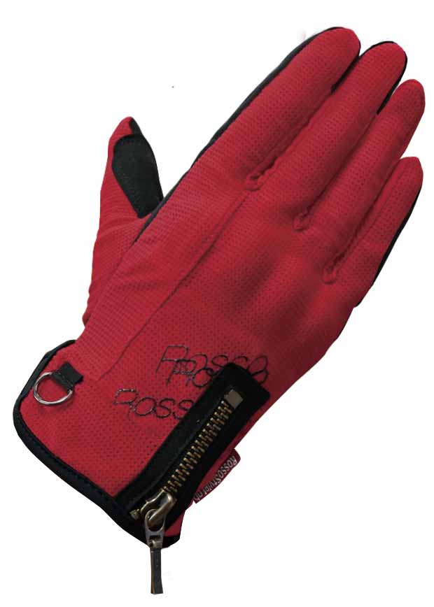 ロッソスタイルラボ?プロテクトミリタリーメッシュグローブ レッド Lサイズ RSG-345