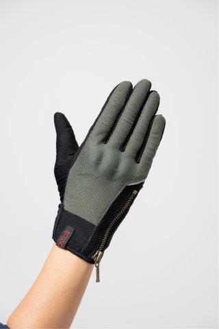 プロテクトミリタリーメッシュグローブ カーキ Lサイズ RSG354 ロッソスタイルラボ