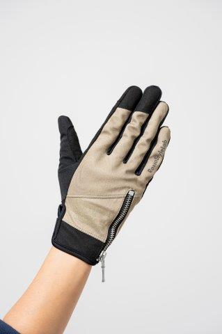 クラシックジップミリタリーグローブ ベージュ Lサイズ RSG359 ロッソスタイルラボ