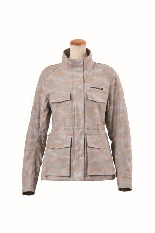 ロッソスタイルラボ M65 ミリタリージャケット レディース/シンプル カモ Mサイズ ROJ-85