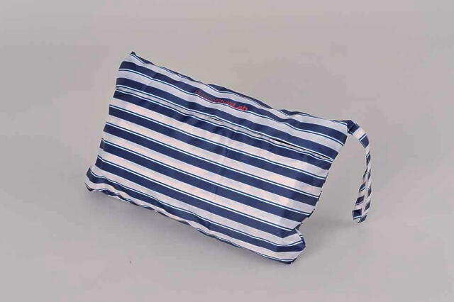 ロッソスタイルラボ バイク用レインスーツ(レディース) ロッソスタイルラボ ボーダーレインコート ボーダーネイビー M ROR-307 レディース 防水 透湿