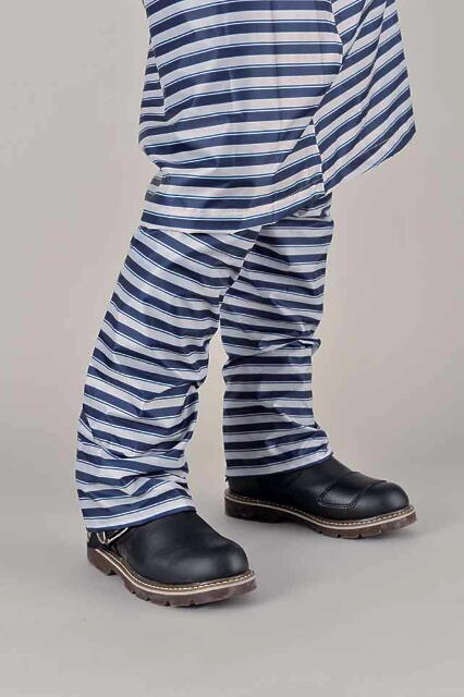 ロッソスタイルラボ バイク用レインスーツ(レディース) ロッソスタイルラボ ボーダーレインコート ボーダーネイビー M ROR-307 レディース 防水 透湿