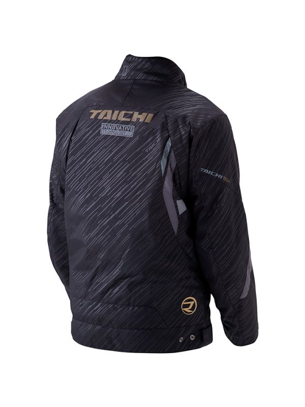 RSタイチ レーサー オールシーズン ジャケット ブラック/ゴールド Lサイズ RSJ716