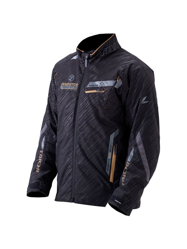 RSタイチ レーサー オールシーズン ジャケット ブラック/ゴールド XLサイズ RSJ716