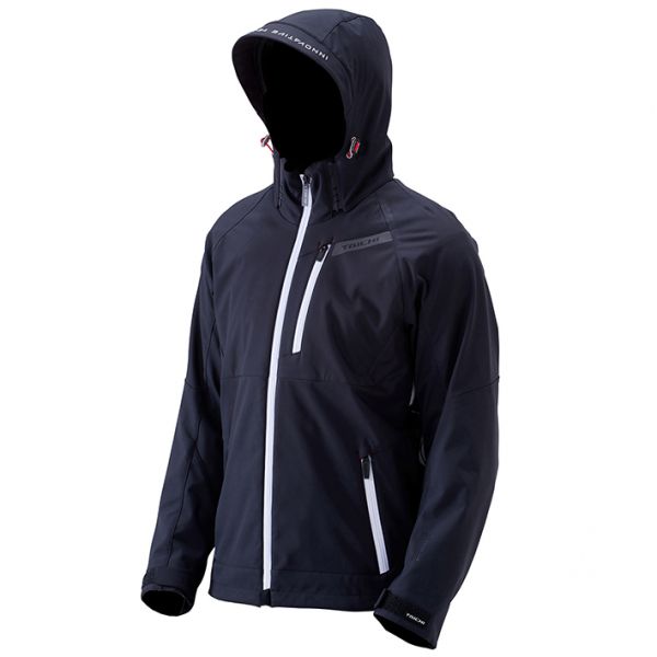 RSタイチ ソフトシェルオールシーズンパーカ ブラック/ホワイト XXLサイズ RSJ720