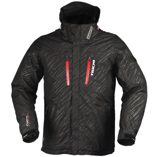 取寄 RSタイチ モトレック ウインターパーカ ブラック/レッド WLサイズ RSJ723