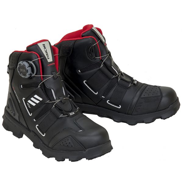 RSタイチ 010 ドライマスター コンバットシューズ バイク/シューズ/防水 ブラック/ホワイト 25.5cm RSS010