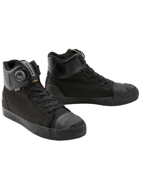 RSタイチ 011 ドライマスター -FIT フープシューズ バイク/シューズ/防水 コーデュラブラック 25.0cm RSS011