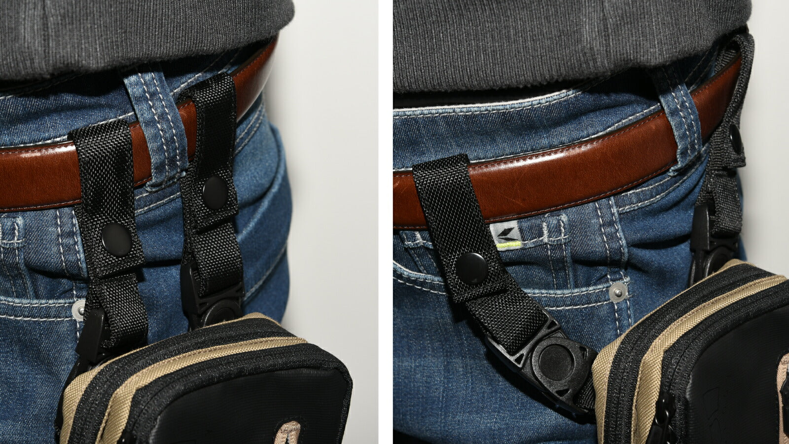 RSタイチ ベルト ポーチ(1.9L) バイク/バッグ/3Way デザート RSB280