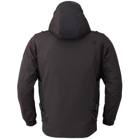 オーバーラップメッシュ パーカ ブラック/ブラック XLサイズ RSJ347 アールエスタイチ