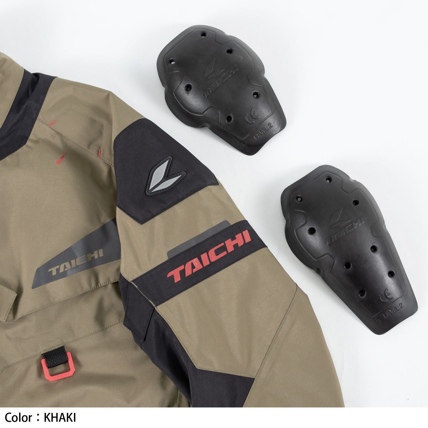 DRYMASTER コンパス オールシーズンジャケット ブラック/レッド Lサイズ RSJ729アールエスタイチ