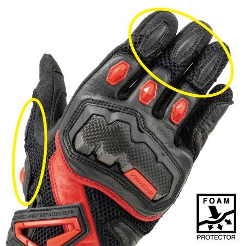 取寄 WRX PRO エアーグローブ ブラック/レッド XXLサイズ RST465 アールエスタイチ