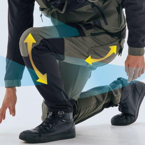 取寄 クイックドライ メッシュパンツ ブラック/ガンメタル BMサイズ RSY272 アールエスタイチ