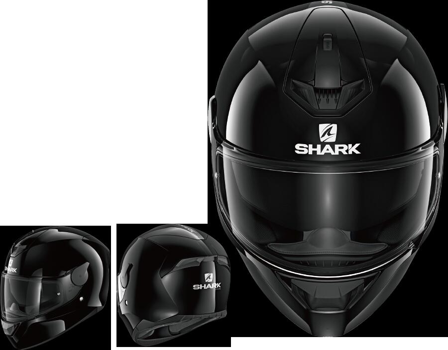 【タイムセール中!!】SHARK D-SKWAL2 Mサイズ SHARK/シャーク D-SKWAL2 フルフェイスヘルメット ブラック Mサイズ