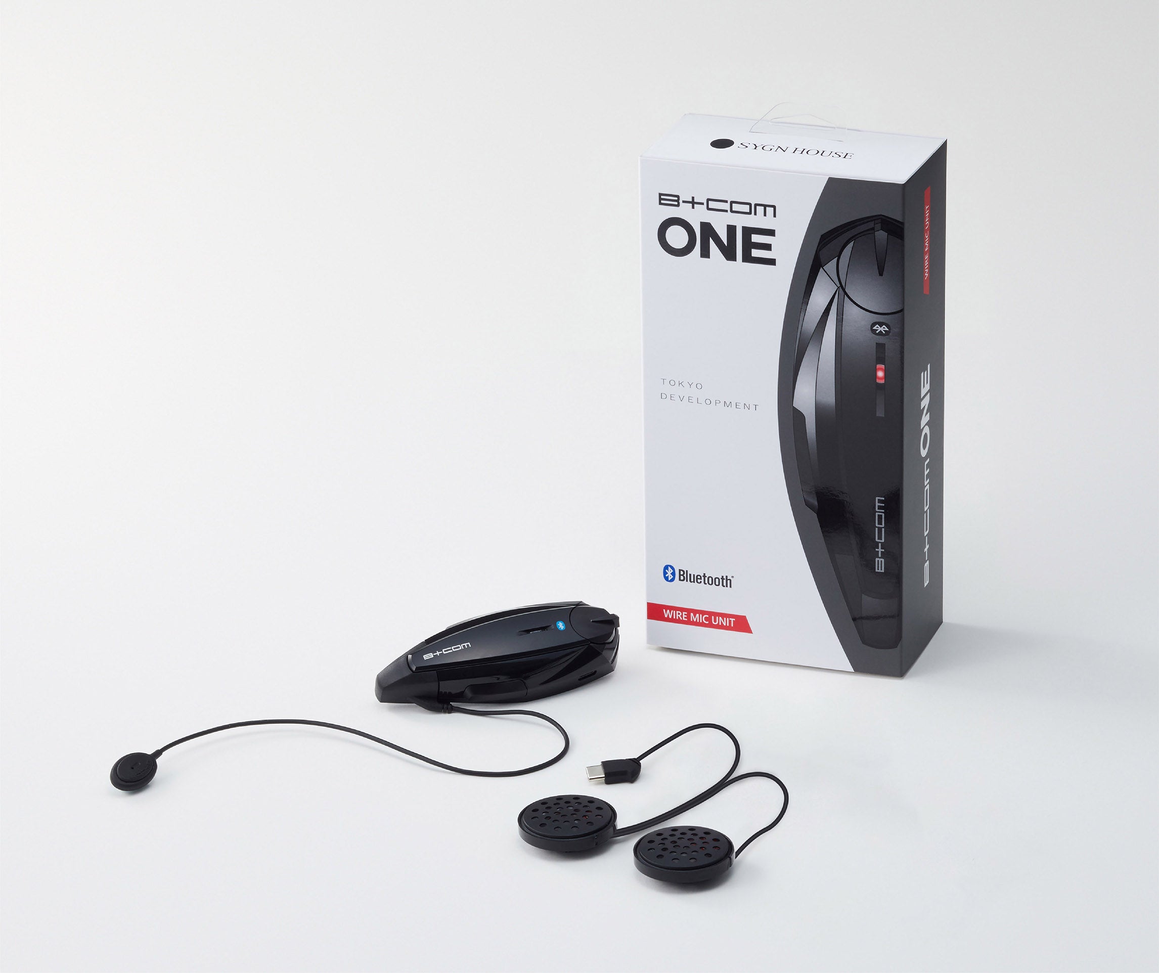サインハウス B+COM ONE ブルートゥースコミュニケーションシステム ワイヤーマイクユニット バイク/インカム