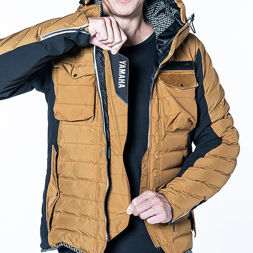 取寄 ヤマハ×クシタニ アニフェスジャケット ライトグレー/ブラック Mサイズ YAF77K